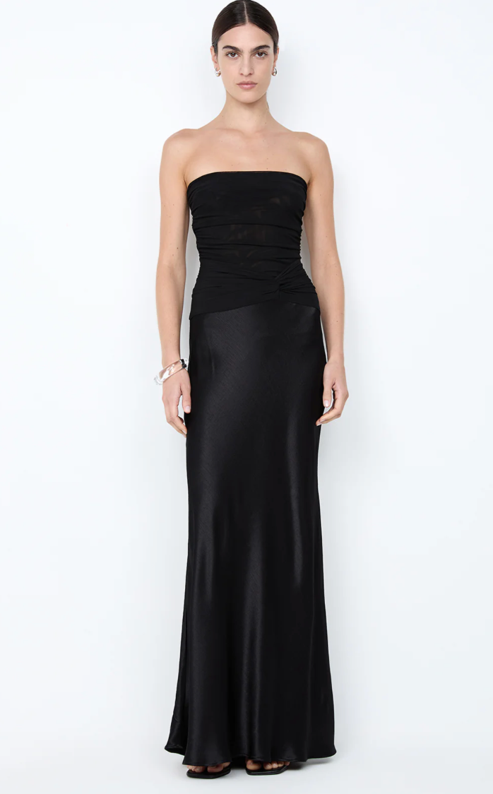 Millah Strapless Dress Black