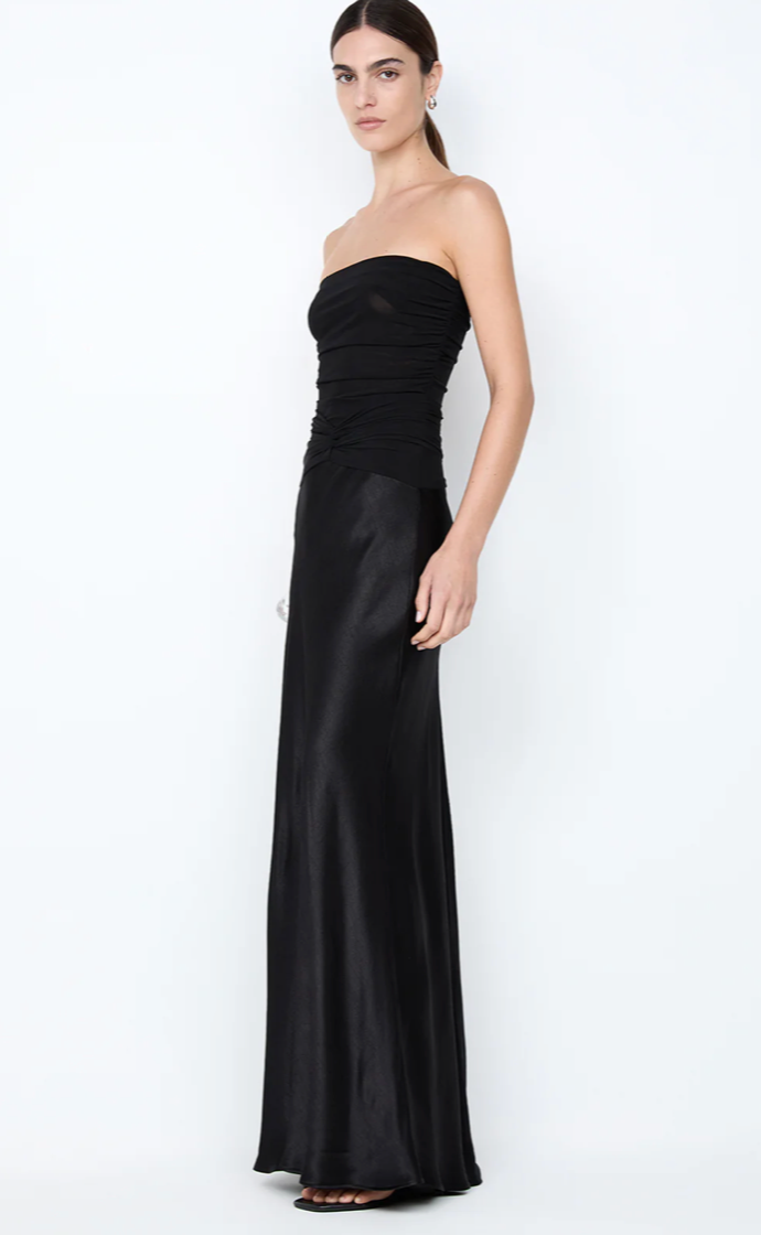 Millah Strapless Dress Black