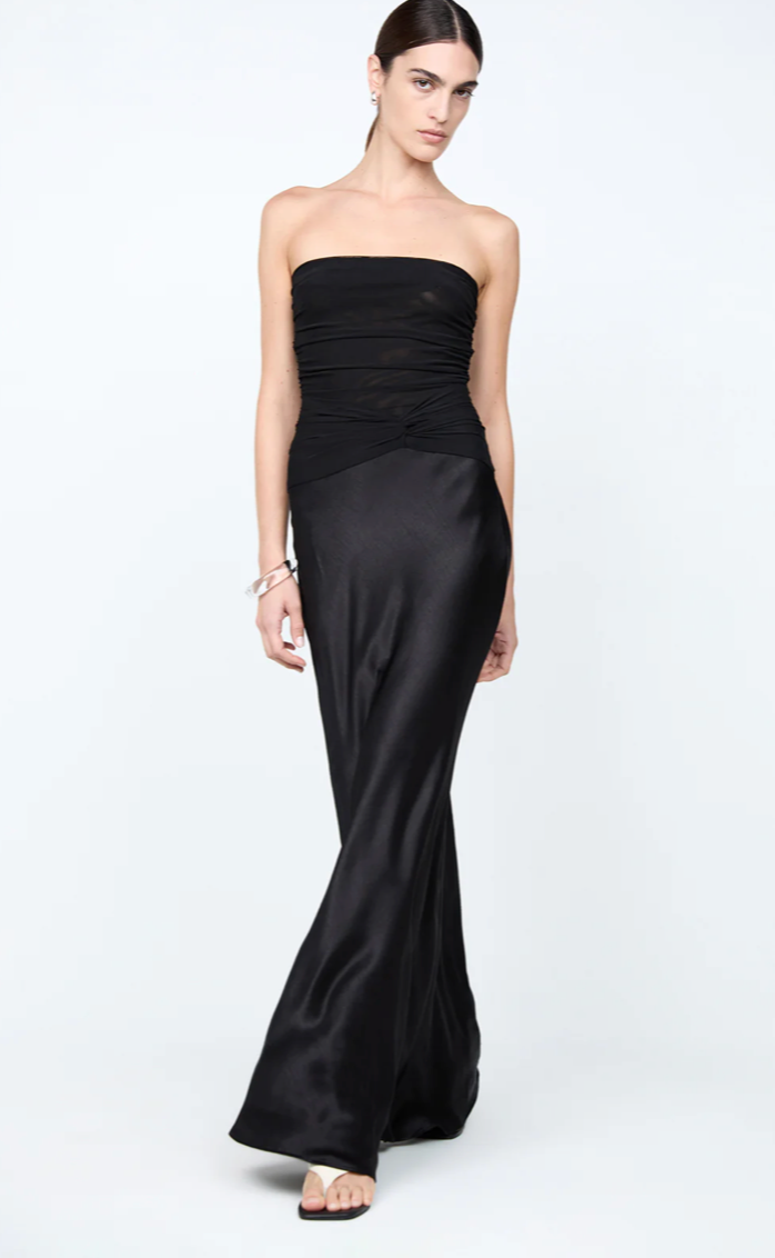 Millah Strapless Dress Black