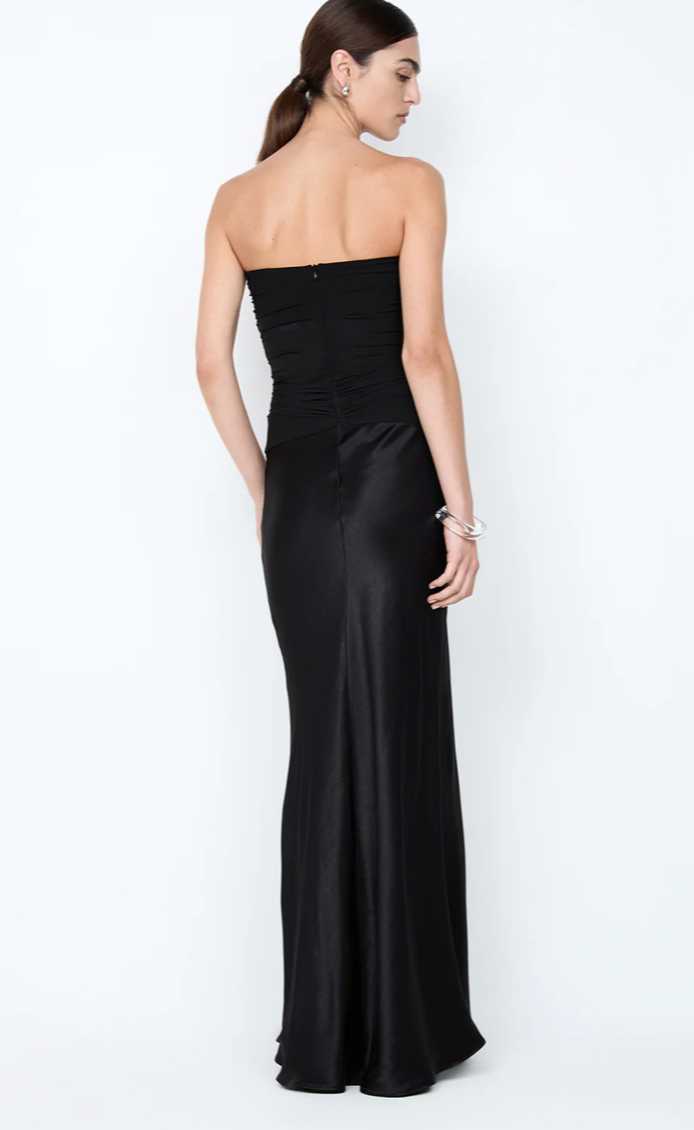 Millah Strapless Dress Black