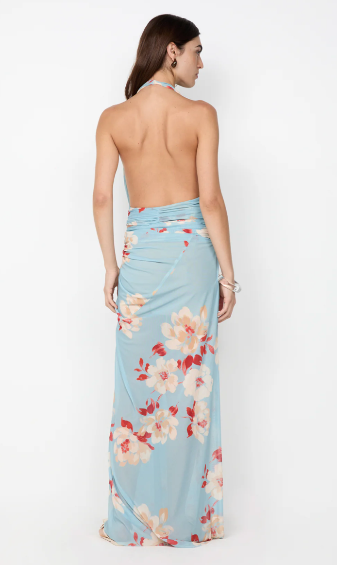 Calliope Drape Maxi Dress Sonara Floral