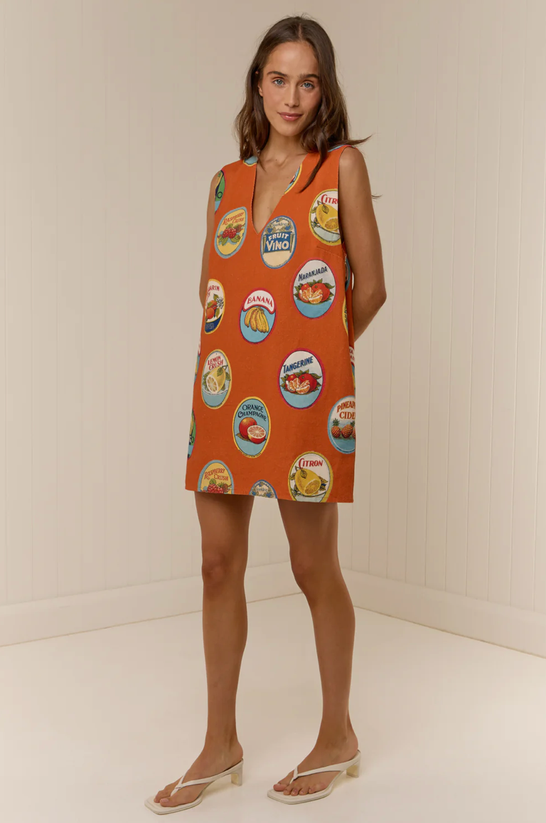 Louis Mini Dress La Fruta