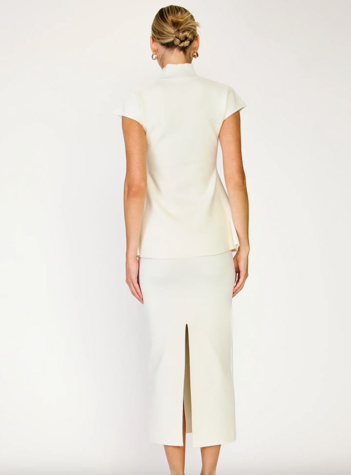 Druna Knit Peplum Top