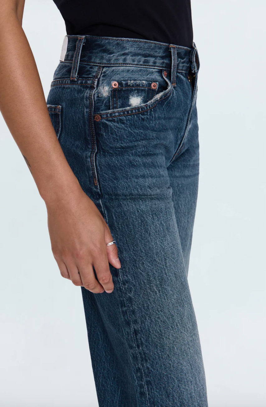 Lexi Mid Rise Bowed Straight in Artisan