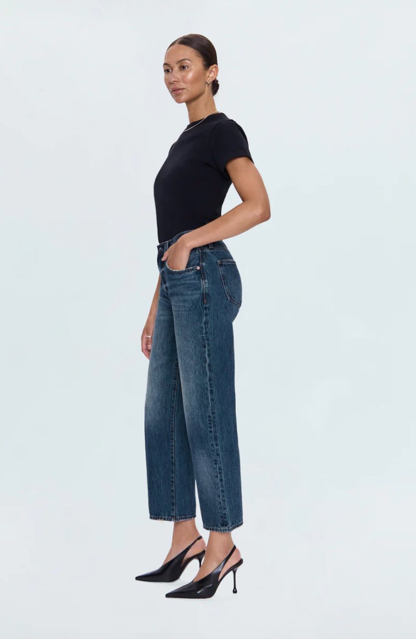 Lexi Mid Rise Bowed Straight in Artisan