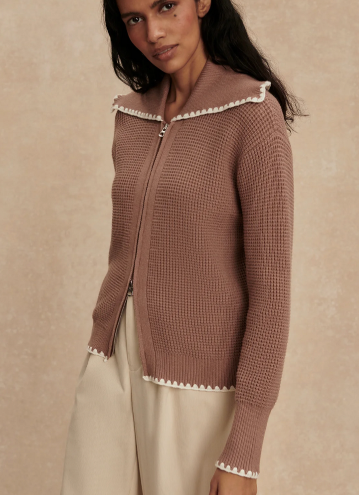 Sibley Soft Knit Jacket Ginger Snap