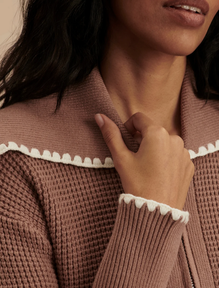 Sibley Soft Knit Jacket Ginger Snap