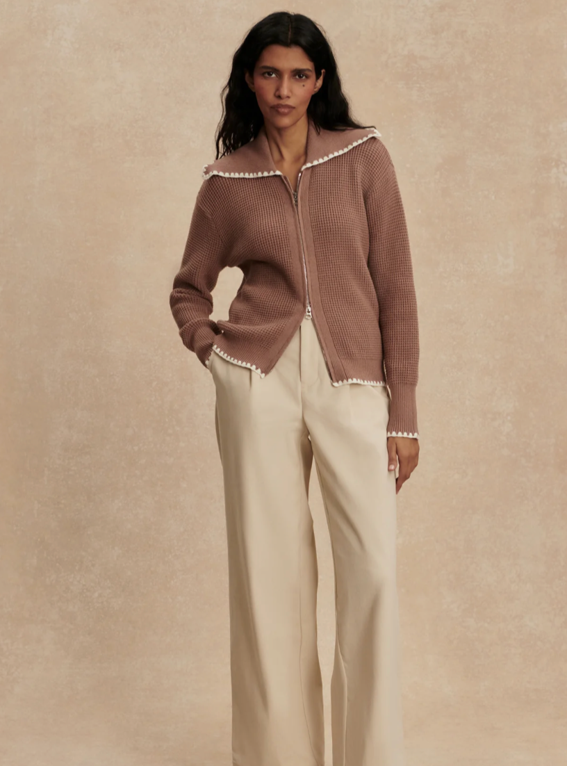 Sibley Soft Knit Jacket Ginger Snap