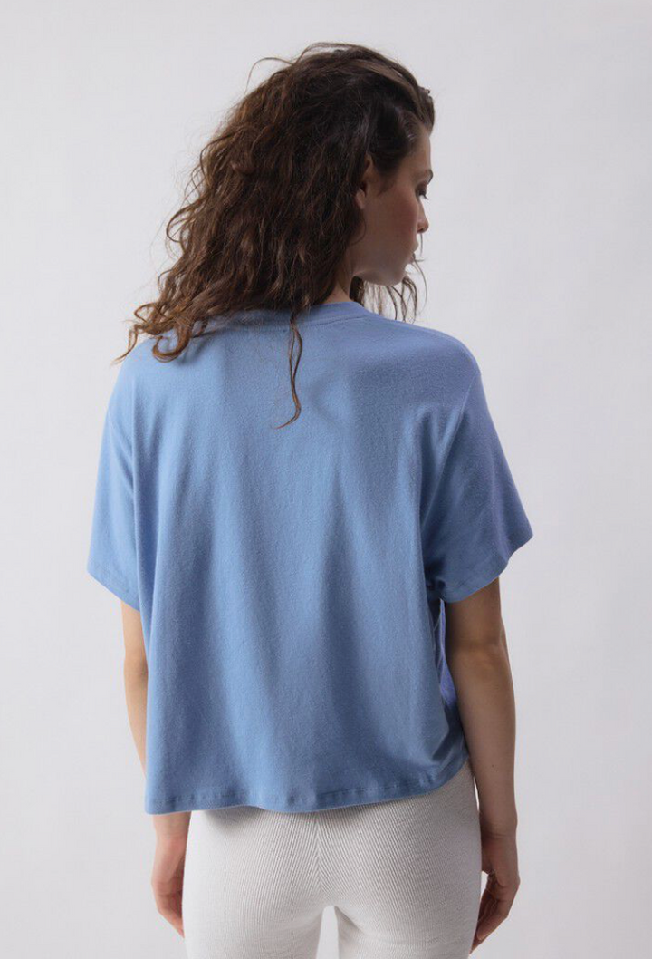 Ypa Wood Top Bleu Chine