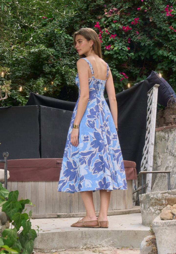 Spaghetti Strap Midi Dress