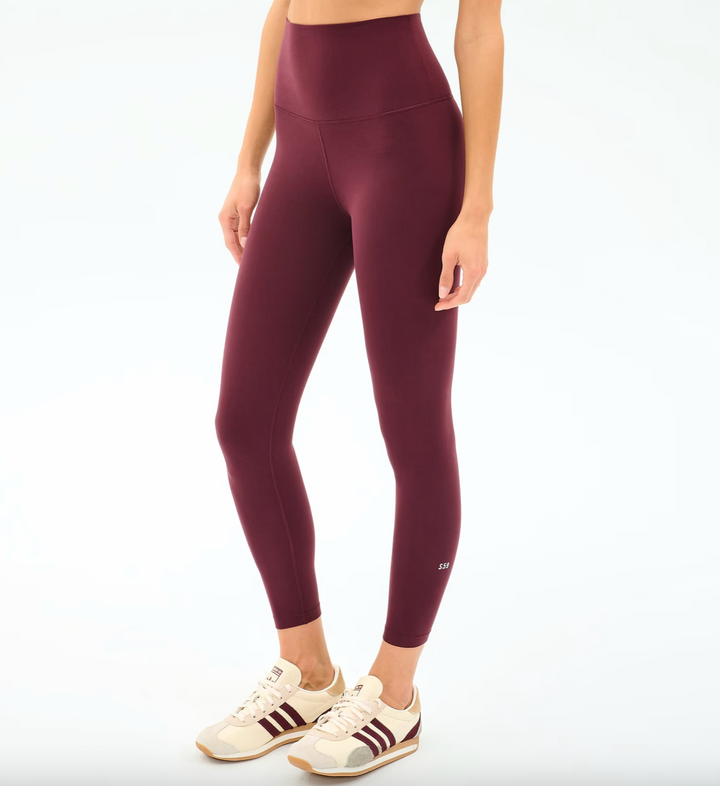 Airweight Super High Waist 7/8 Legging Dk Cherry