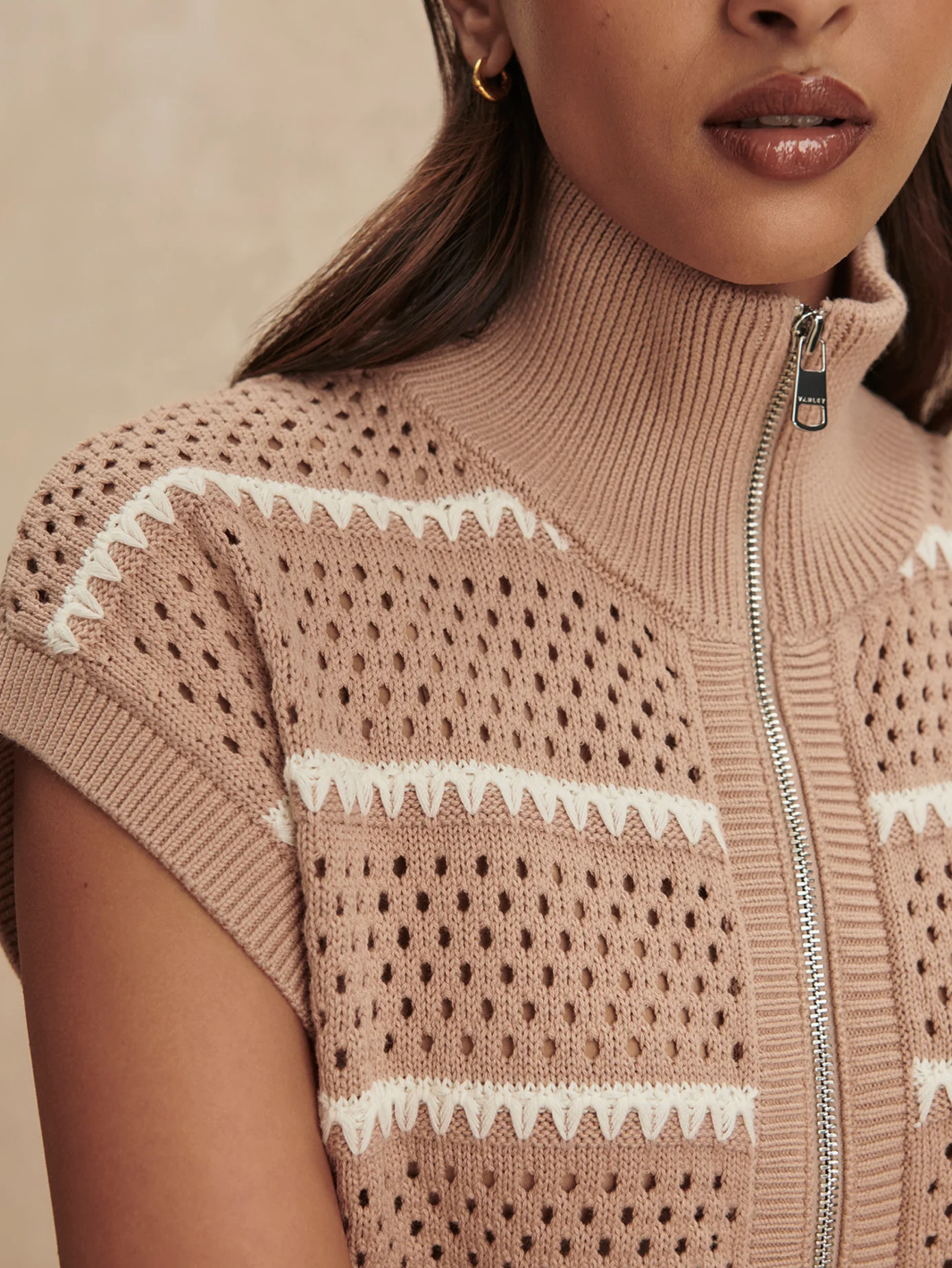 Haney Zip Through Knit