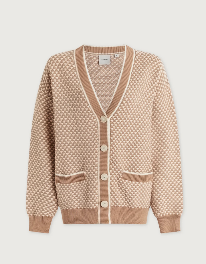 Tarran Stitch Knit Cardigan