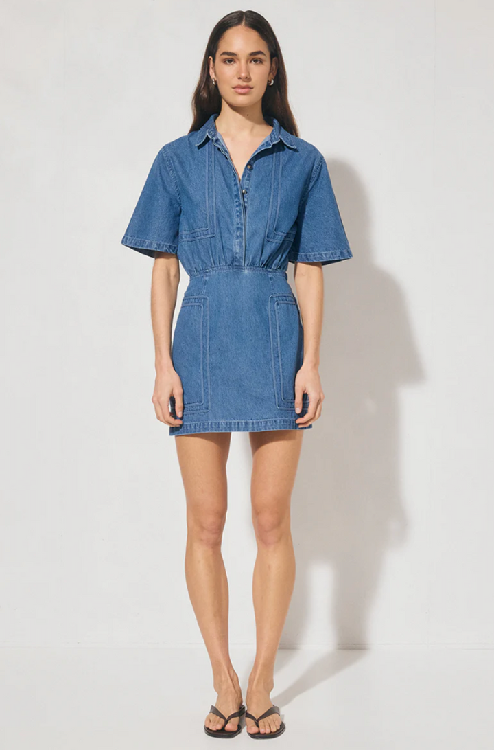Indigo Denim Mini Dress