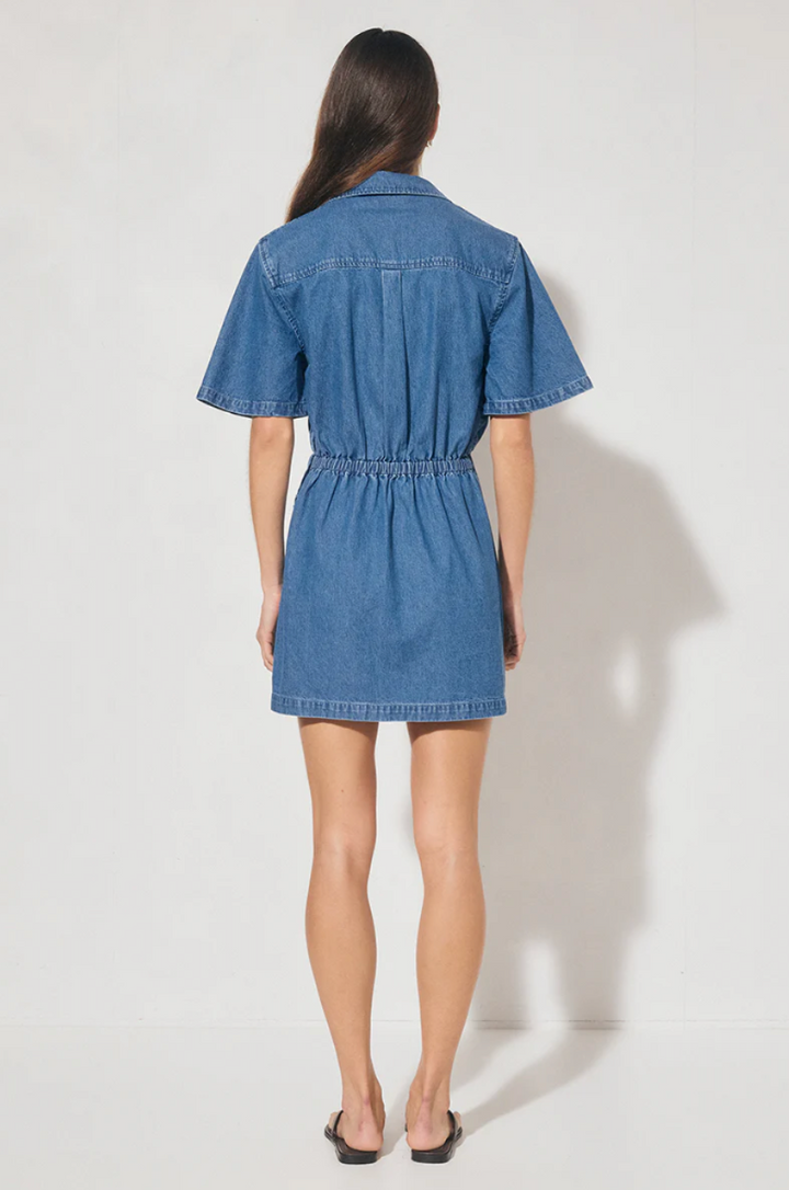 Indigo Denim Mini Dress