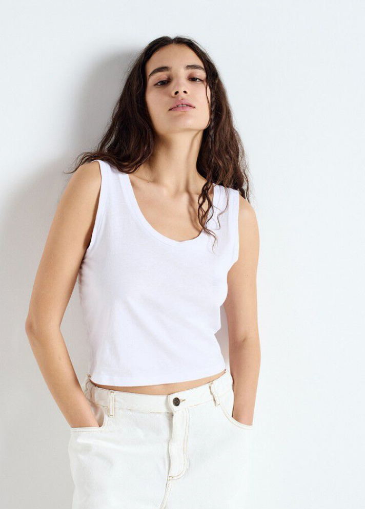 Apoly Tank Blanc