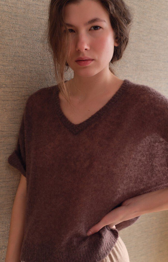 Bodyrow Sweater Espresso Chine