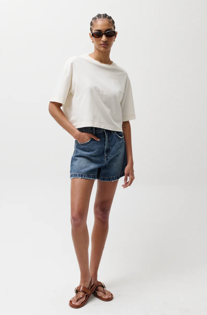 Saige Denim Short Wishbone