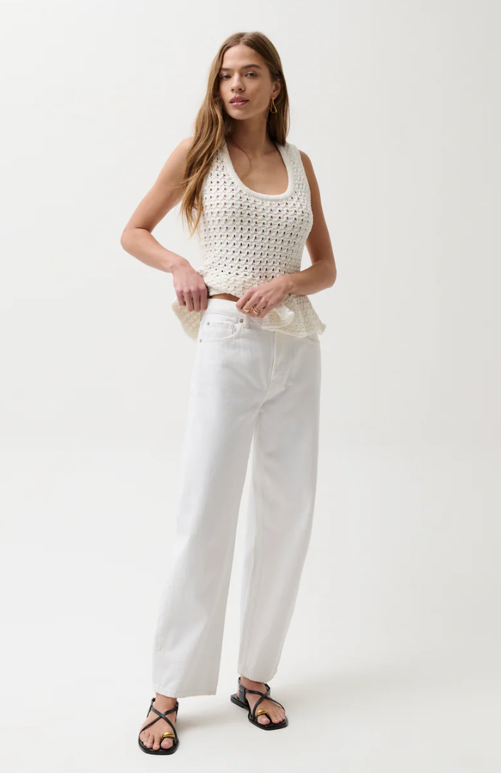 Wes Pants Vivid White