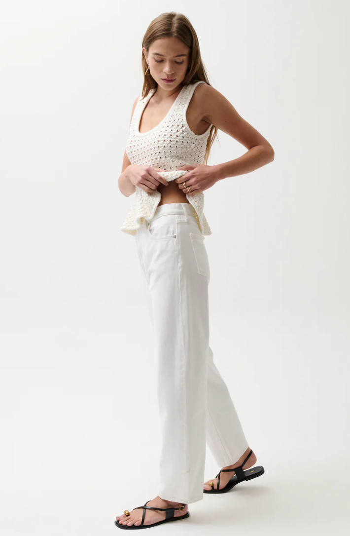 Wes Pants Vivid White