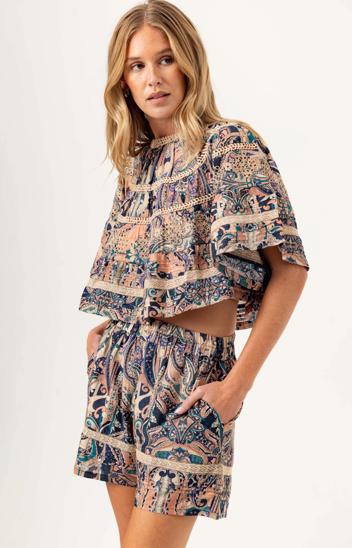 Mosaic Fuller Shorts