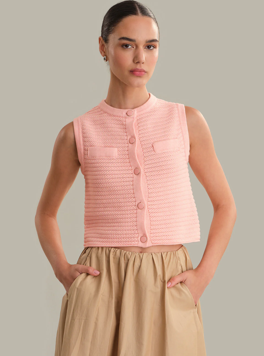 Lela Textured Vest