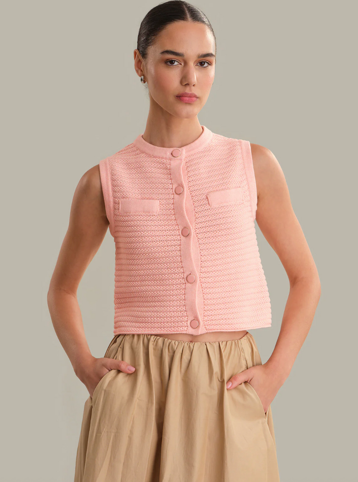 Lela Textured Vest