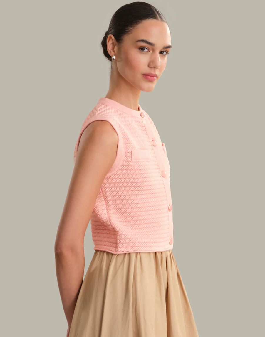 Lela Textured Vest