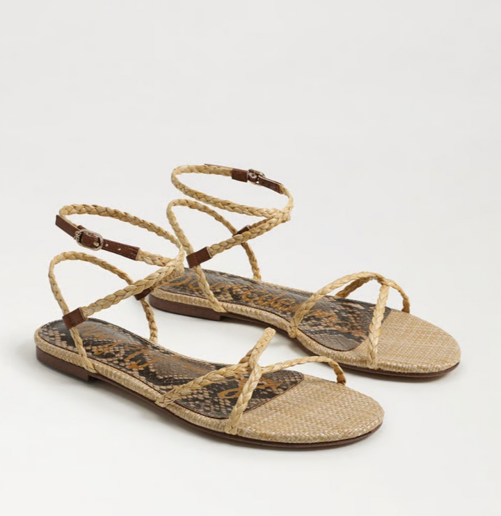 Ellina Sandal Natural Raffia