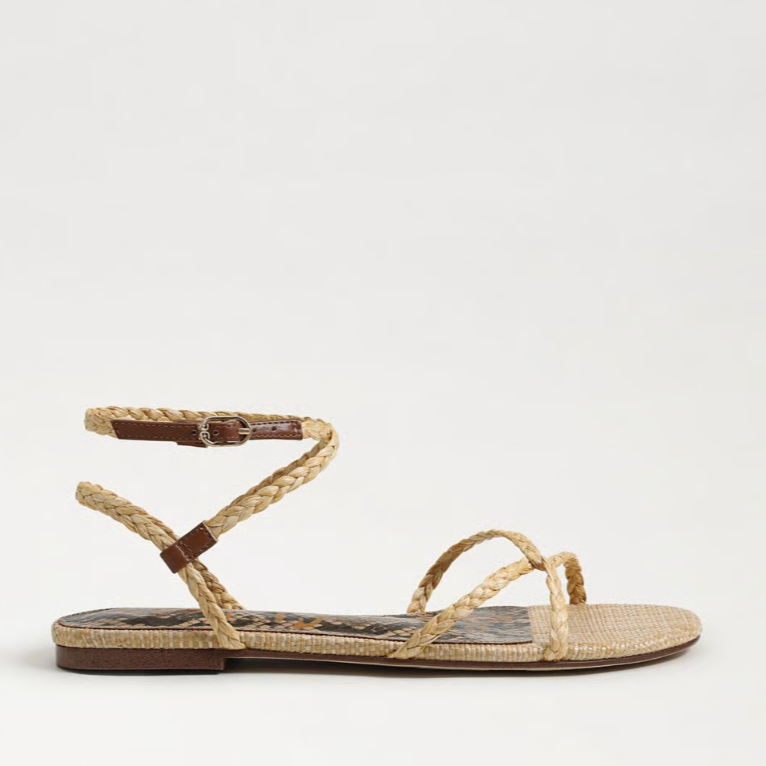 Ellina Sandal Natural Raffia