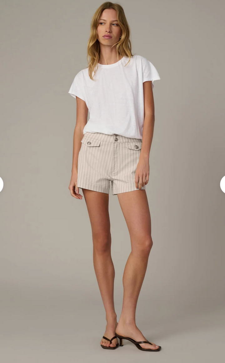 The Ellia Short Natural Stripe