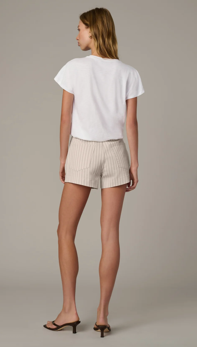 The Ellia Short Natural Stripe