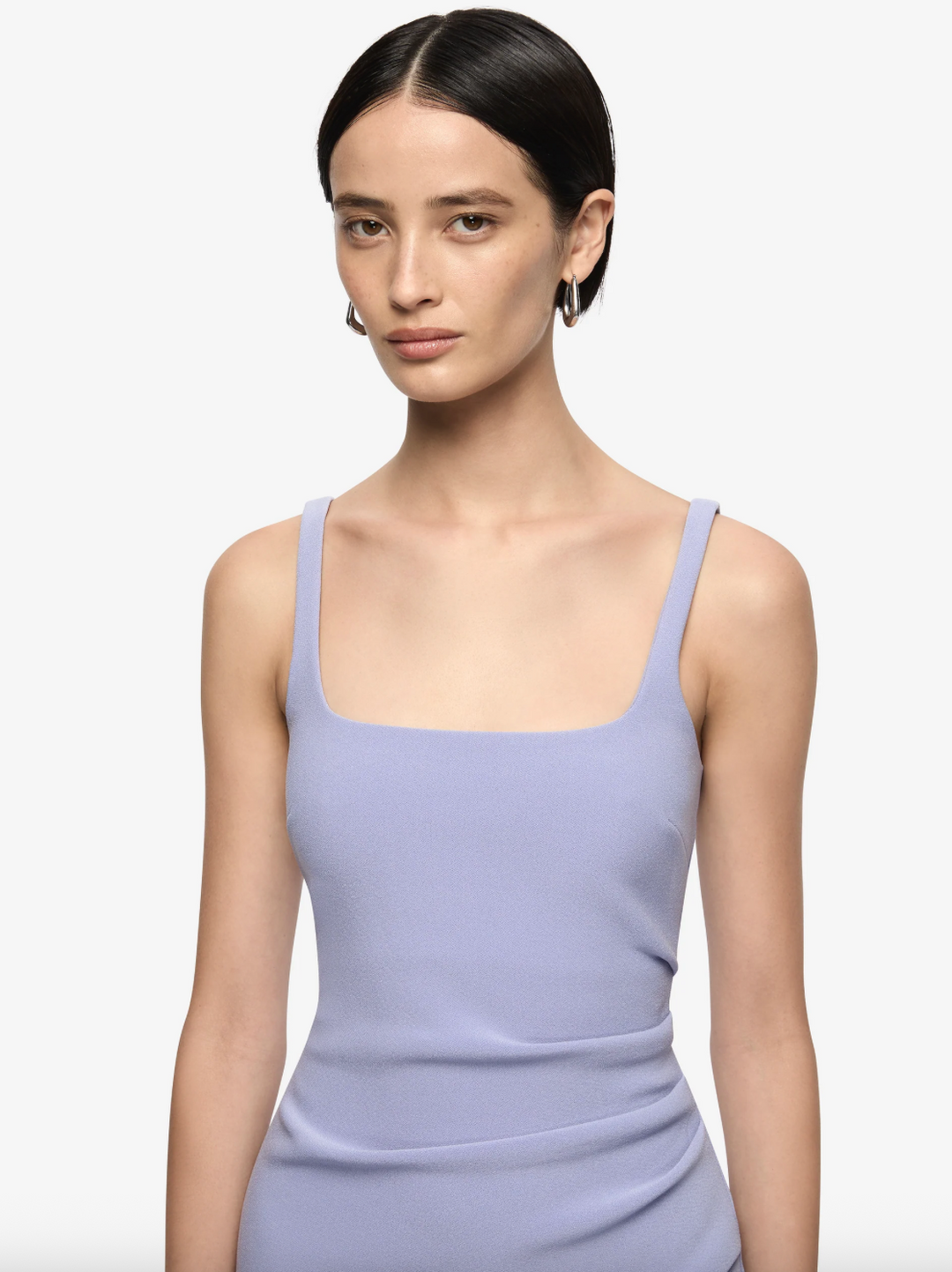 Karina Tuck Midi Dress Periwinkle