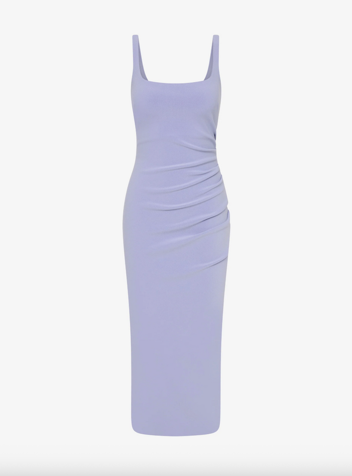 Karina Tuck Midi Dress Periwinkle