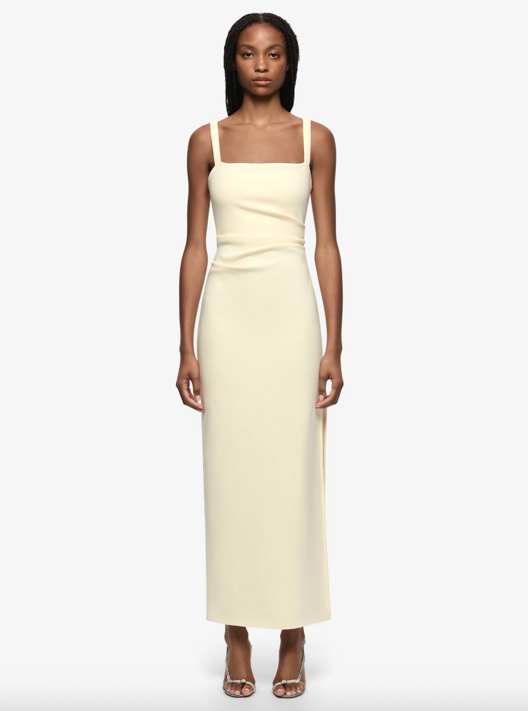 lemon sorbet bridesmaid dresses Leora Tuck Maxi Dress Lemon Sorbet – Blended Shoes + Apparel