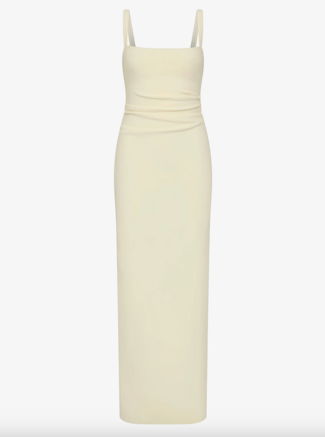 Leora Tuck Maxi Dress Lemon Sorbet