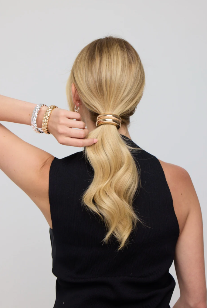 Macaron Hair Cuff Gold