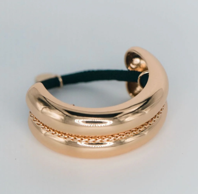 Macaron Hair Cuff Gold