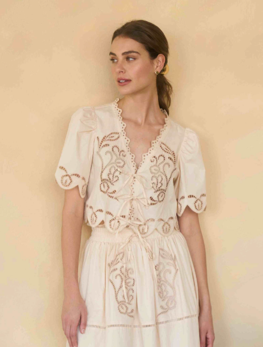 Sophie Eyelet Top