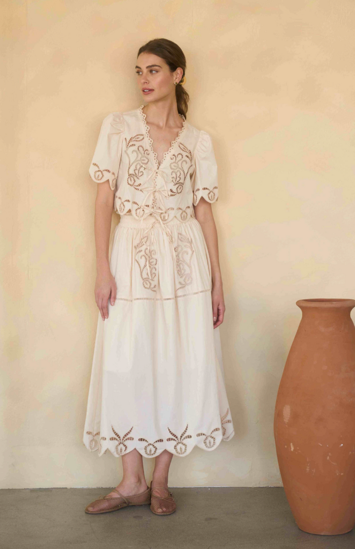 Sophie Eyelet Top