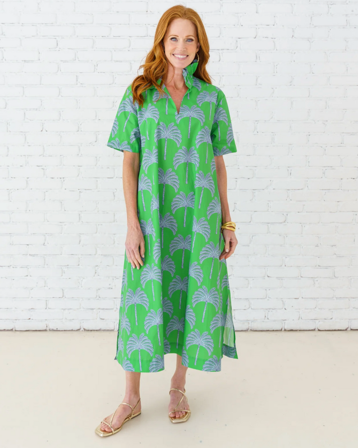 Georgia Dress Green Palm