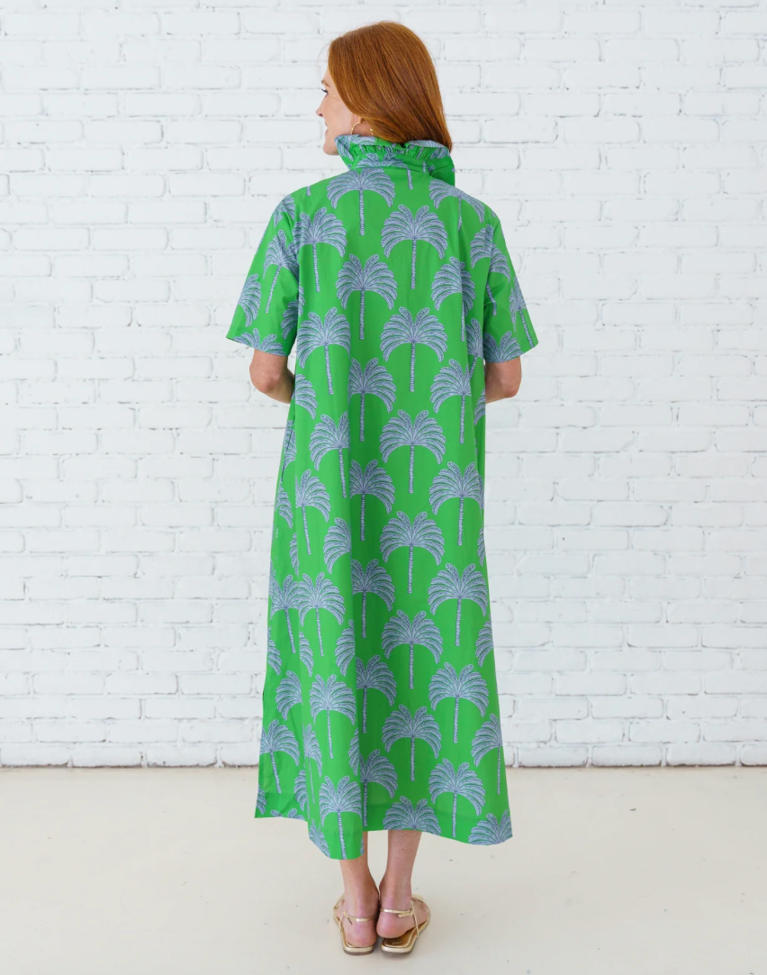 Georgia Dress Green Palm