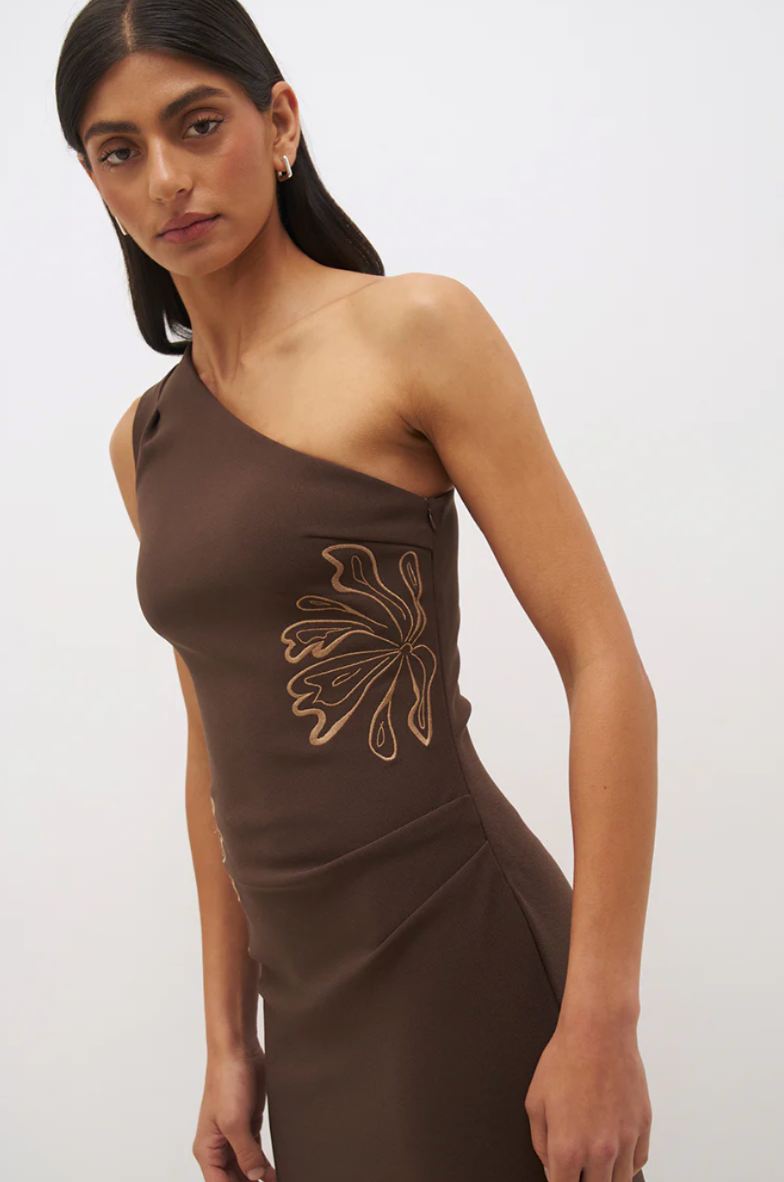 Maya Dress Fudge