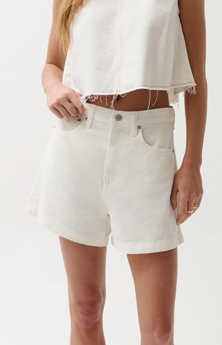 Kimora High Rise A-line Short Egret