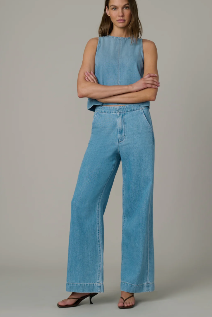 The Clean Denim Trouser