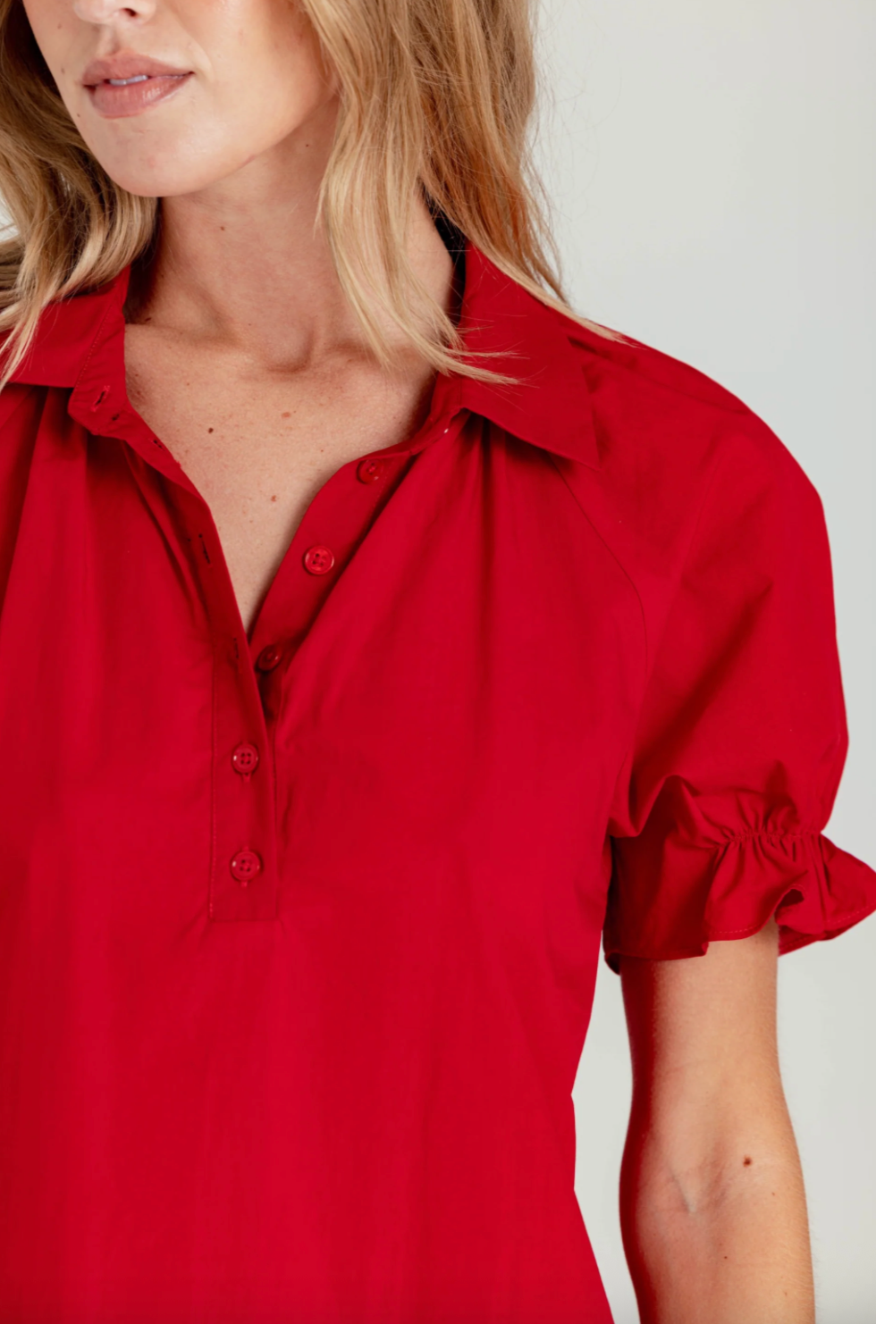 Crew Dress Montauk Red