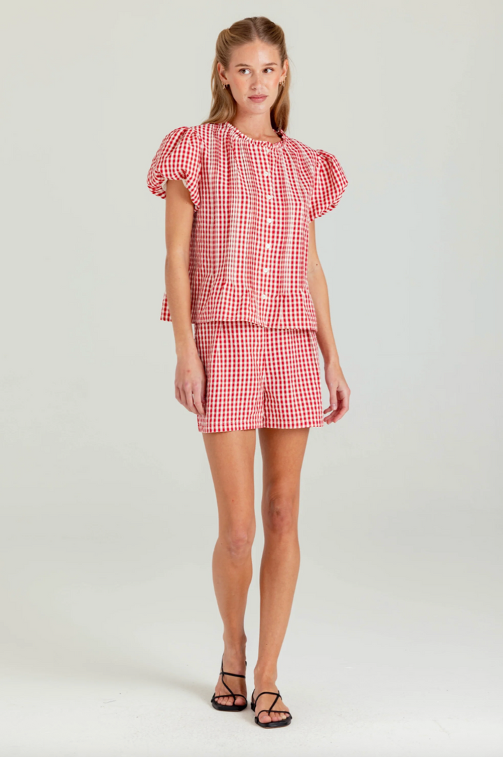Fiona Shorts Montauk Gingham