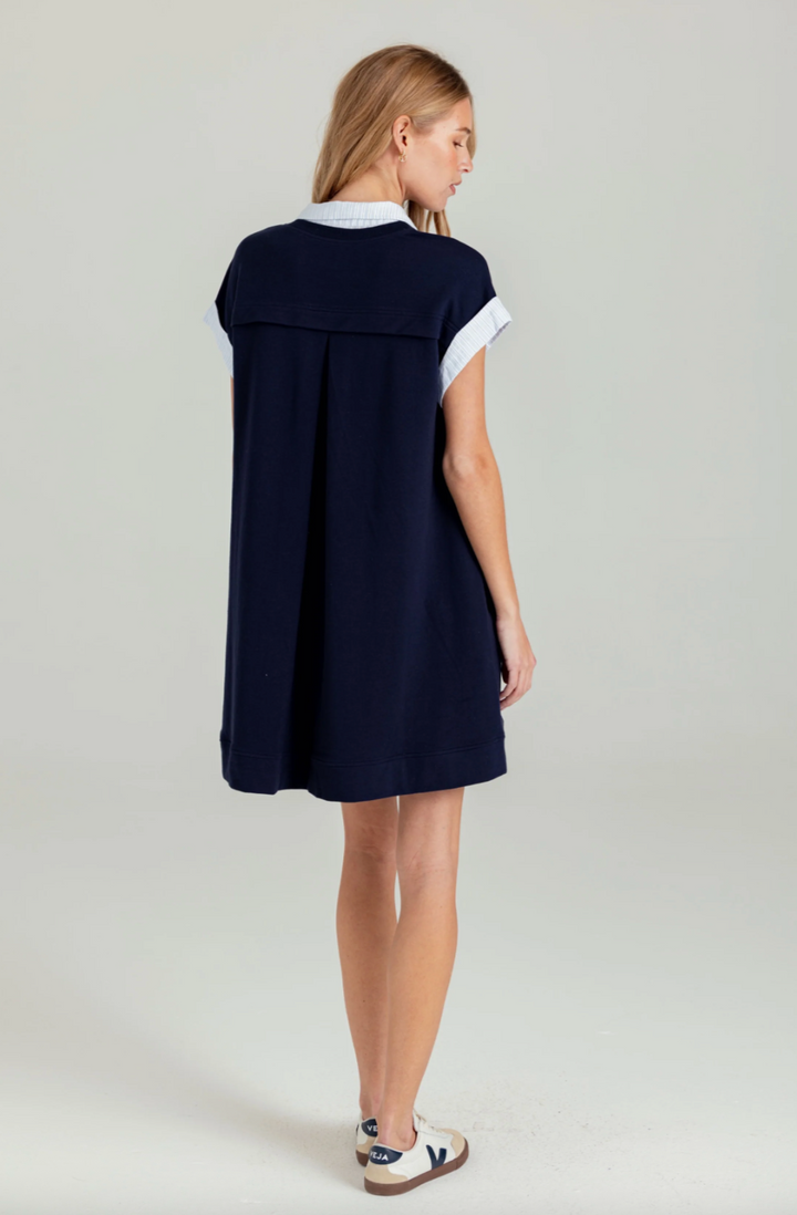 Elenor Dress Navy