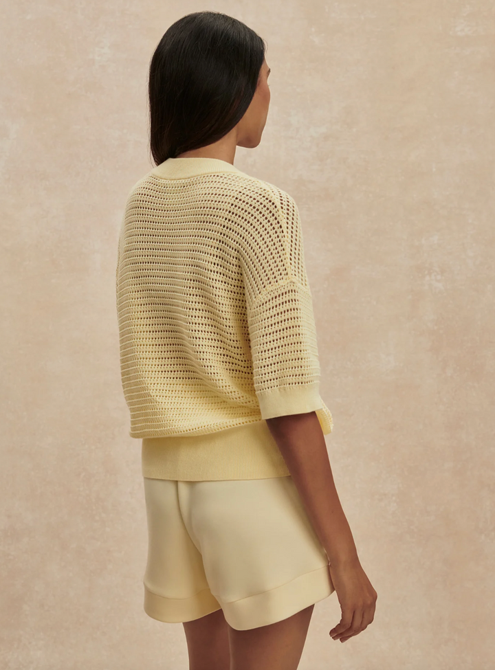 Callie Knit Top Anise Flower