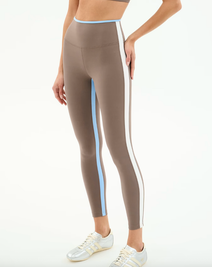 Sam High Waist Rigor 7/8 Lentil/White